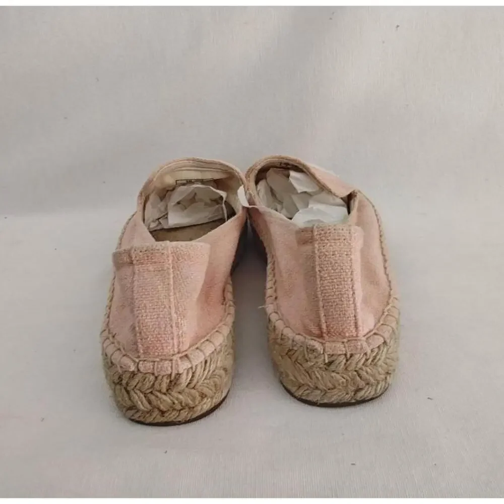 Soludos x Lockhart Embroidery‎ Espadrille Flats Aloha Sunset Pink Coral 7